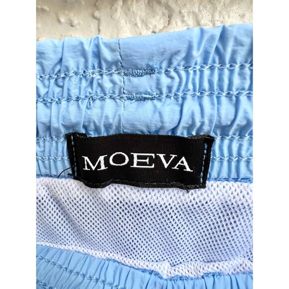 Moeva Drawstring Ultra-Light Swim Trunks Shorts Blue Men's Size S/M - Picture 8 of 8